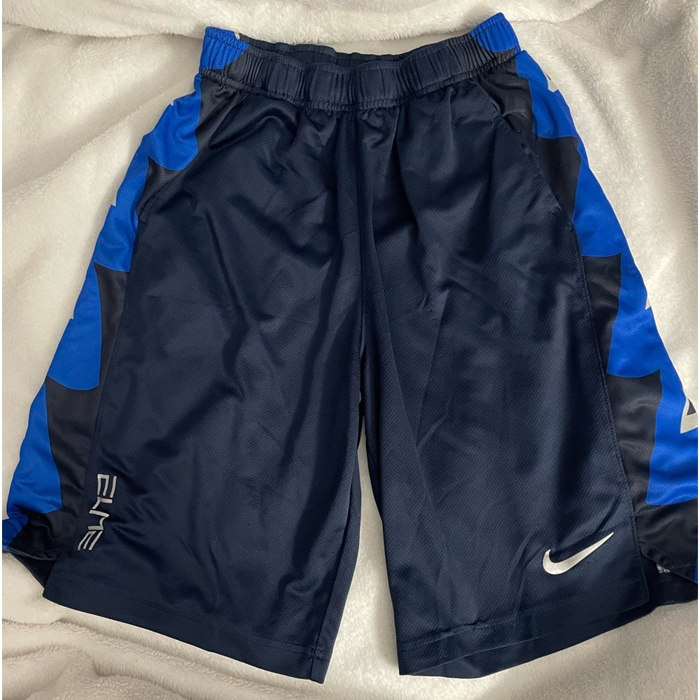 Nike dark blue athletic shorts